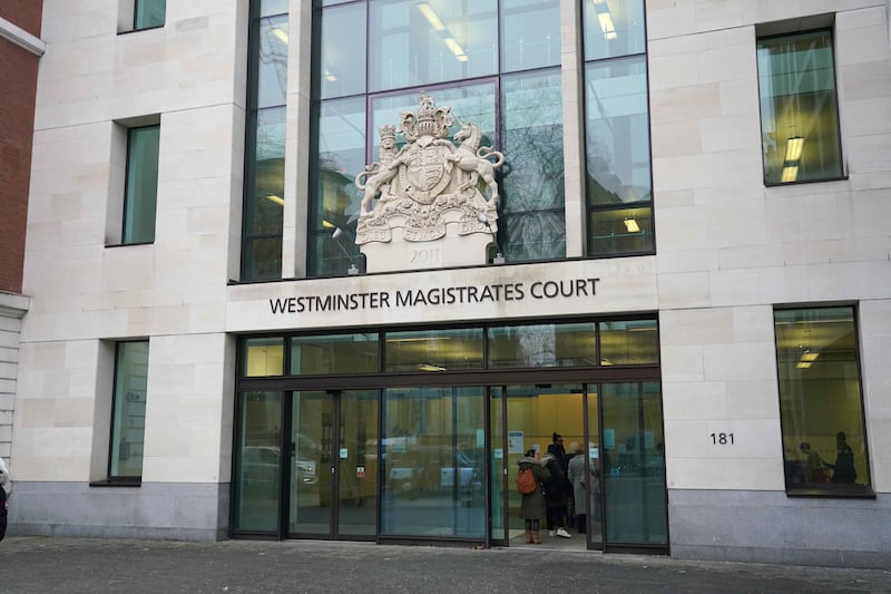 The soldier will appear at Westminster Magistrates' Court this weekend. PA.