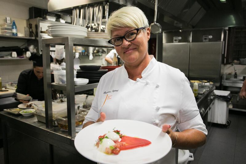 Chef Beatrice Segoni created a savoury menu inspired by vanilla, left, titled Emotion Vanilla at her restaurant, Ristorante Konnubio Beatrice Segoni; GettyCourtesy chef Beatrice Segoni