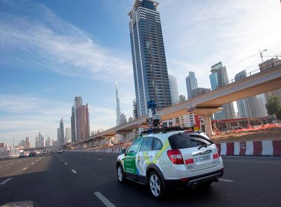December 8, 2014, Dubai- Provided image of the Street View car mapping Dubai 


Courtesy Google 
