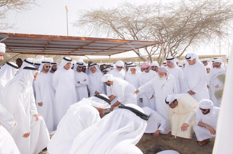 <p>Sheikh Hamad bin Mohammed Al Qasimi is buried in Ras Al Khaimah. Wam</p>
