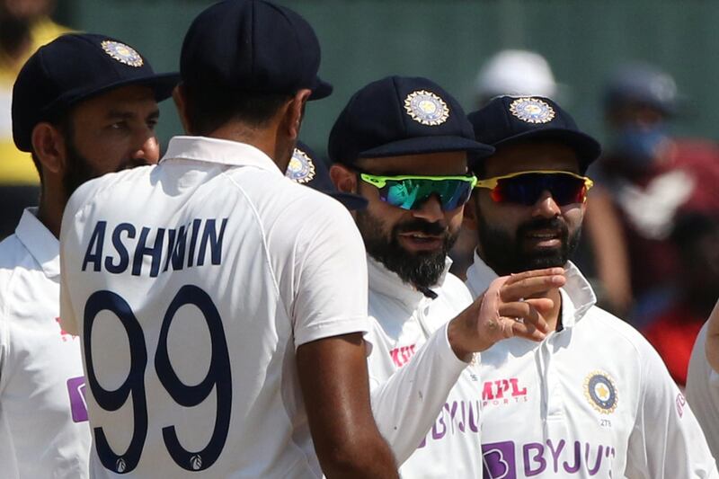 Ravichandran Ashwin of India celebrates the wicket of Ben Stokes of England during day four of the second PayTM test match between India and England held at the Chidambaram Stadium in Chennai, Tamil Nadu, India on the 16th February 2021

Photo by Pankaj Nangia/ Sportzpics for BCCI