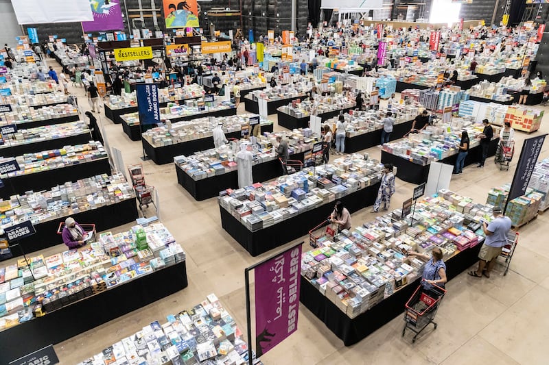 The Big Bad Wolf Book Sale will take place at Sound Stages in Dubai Studio City. Antonie Robertson / The National