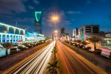 The Kingdom Tower in Riyadh. Saudi Arabia's non-oil economy grew in August, with confidence among bosses at a three-month high, driven by expectations of stronger demand. Bloomberg