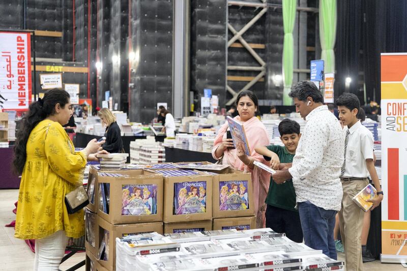 DUBAI, UNITED ARAB EMIRATES - OCTOBER 18, 2018. 

Shopper browse the books at Big Bad Wolf.

The Big Bad Wolf Sale Dubai has over 3 million brand new, English and Arabic books across all genres, from fiction, non-fiction to children's books, offered at 50%-80% discounts.


(Photo by Reem Mohammed/The National)

Reporter: ANAM RIZVI
Section:  NA