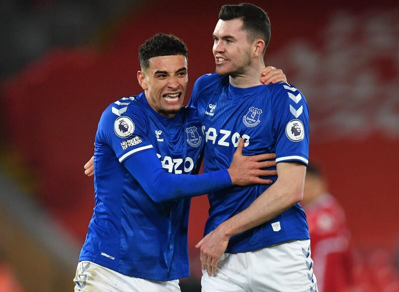 Michael Keane, 9 - The centre back made a tremendous tackle to deny Mane and marshalled the defence throughout the game. He grew in stature when things got tense in the second half. Reuters