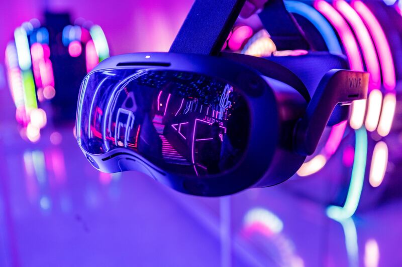 VR headsets in Pixoul Gaming.