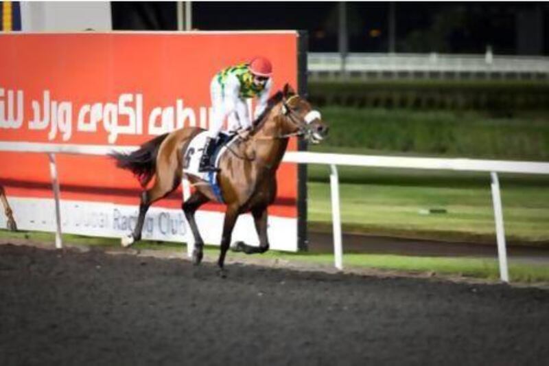 Ahmed Ajtebi said Dariya was 'a genuine Group 1 performer' after tonight's win. Razan Alzayani / The National