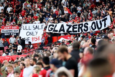 Manchester United fans at Old Trafford have made their feelings on current owners the Glazer family very clear. Getty