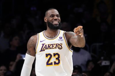 Los Angeles Lakers forward LeBron James has invested in StatusPro for the second time. AP