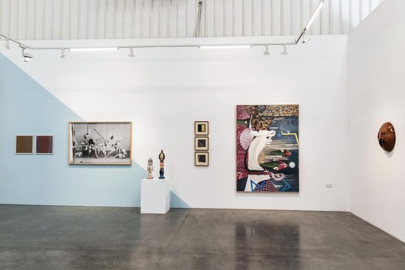 DUBAI, UNITED ARAB EMIRATES. 02 JUNE 2018. The Work Every Day exhibition at Lawrie Shabibi gallery in Al Serkal Avenue, Al Quoz. (Photo: Antonie Robertson/The National) Journalist: Melissa Gronlund. Section: Weekend.