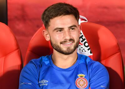 GIRONA, SPAIN - AUGUST 17:  Patrick Roberts of Girona FC looks on during the La Liga match between Girona FC and Real Valladolid CF at Montilivi Stadium on August 17, 2018 in Girona, Spain.  (Photo by David Ramos/Getty Images)