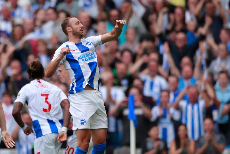 Striker: Glenn Murray (Brighton) – Turns 35 next month but has never been better, as he showed by scoring and starring against Manchester United in a famous win. Reuters