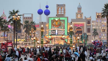 A record nine million people visited Global Village in its previous season. Chris Whiteoak / The National