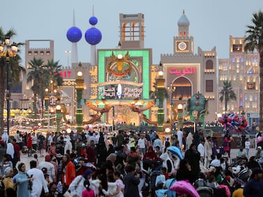 A record nine million people visited Global Village in its previous season. Chris Whiteoak / The National