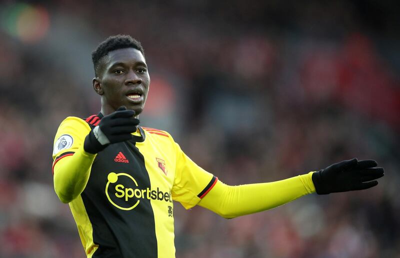 Watford's Ismaila Sarr. Reuters