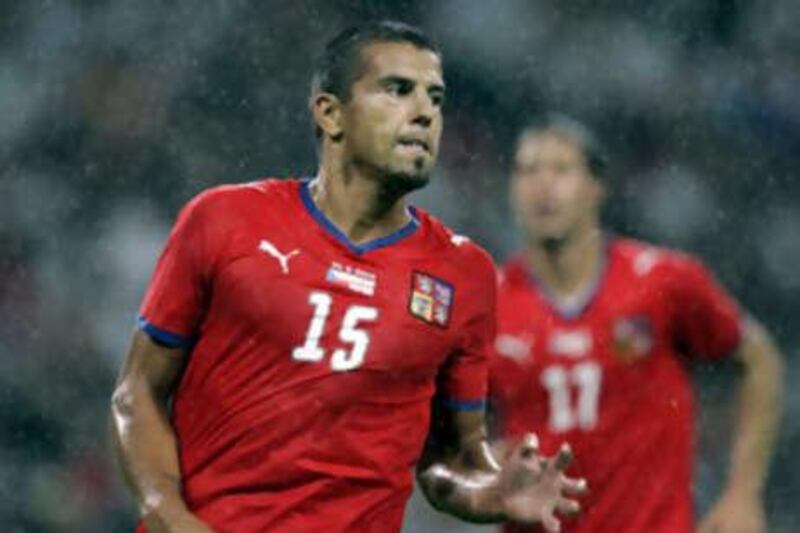 On the move: Milan Baros will ply his trade in Turkey this season.