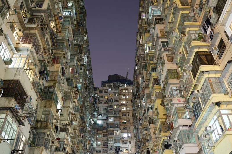 A residential building is pictured in Hong Kong, China. Reuters