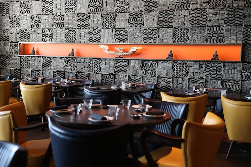 Matagi restaurant at Raffles The Palm Dubai specialises in Itameshi cuisine