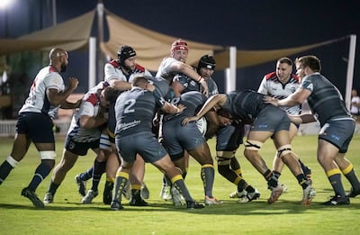 Jebel Ali Dragons beat Dubai Hurricanes 25-11 to win their first UAE Premiership title in 10 years. Ruel Pableo for The National