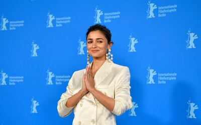 Alia Bhatt, who last month married Bollywood star Ranbir Kapoor, at the Berlin Film Festival in February 2022. AFP