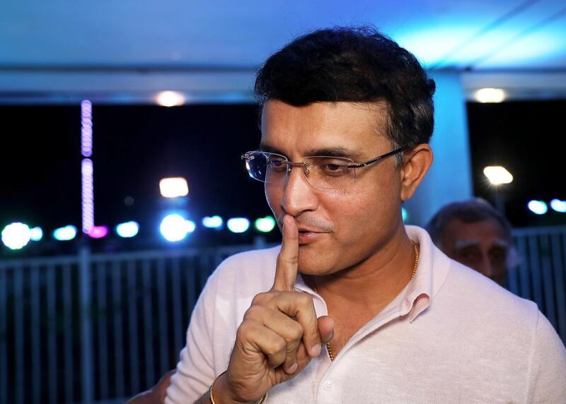epa07925518 Former Indian national cricket team captain Sourav Ganguly, president of the Board of Control for Cricket in India (BCCI), visits Eden Garden in Kolkata, eastern India, 16 October 2019.  EPA/PIYAL ADHIKARY
