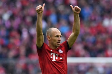 Dutch forward Arjen Robben is set to leave Bayern Munich after 10 years at the end of the season. AFP