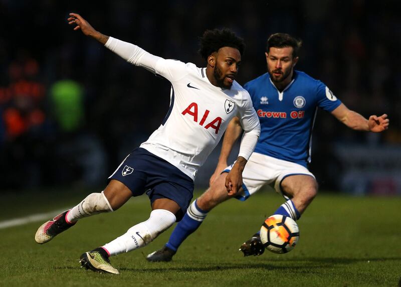 Right-back: Joseph Rafferty (Rochdale) – Provided a stream of terrific crosses as he was one of the enterprising Dale players to take the game to Tottenham. Nigel Roddis / Getty Images