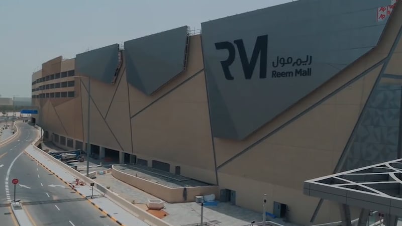 Reem Mall on Abu Dhabi's Reem Island is set to open in 2022 and will feature 450 retail units plus 85 food and beverage outlets. The mall will cover an area of more than 260,000 square metres. Photo: Reem Mall