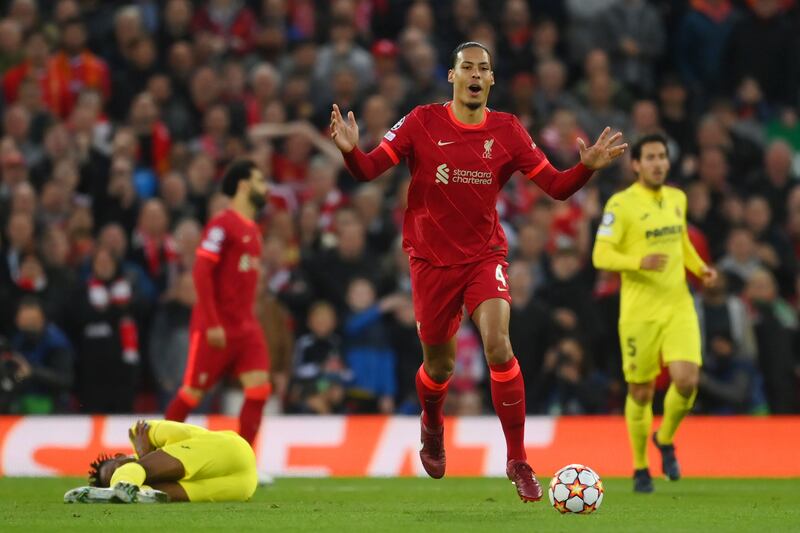 Virgil van Dijk – 7. The Dutchman was not unduly tested and was in control for the majority of the game. A very comfortable performance. Getty Images