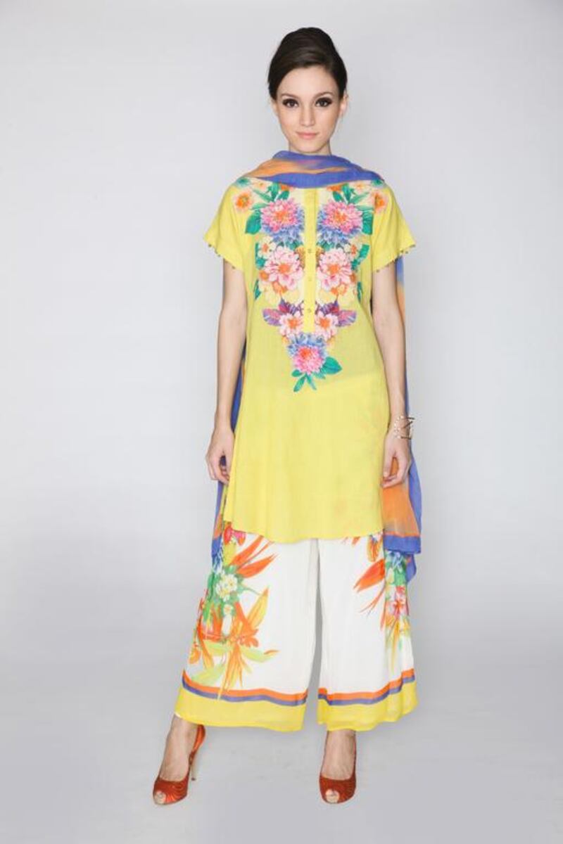 Ritu Kumar Summer 2015 Collection. Courtesy of Ritu Kumar.