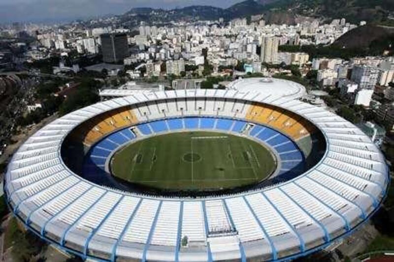 An aerial view of Maracana stadium, which is scheduled to close for renovation, with the 2014 World Cup and 2016 Summer Olympics in mind.