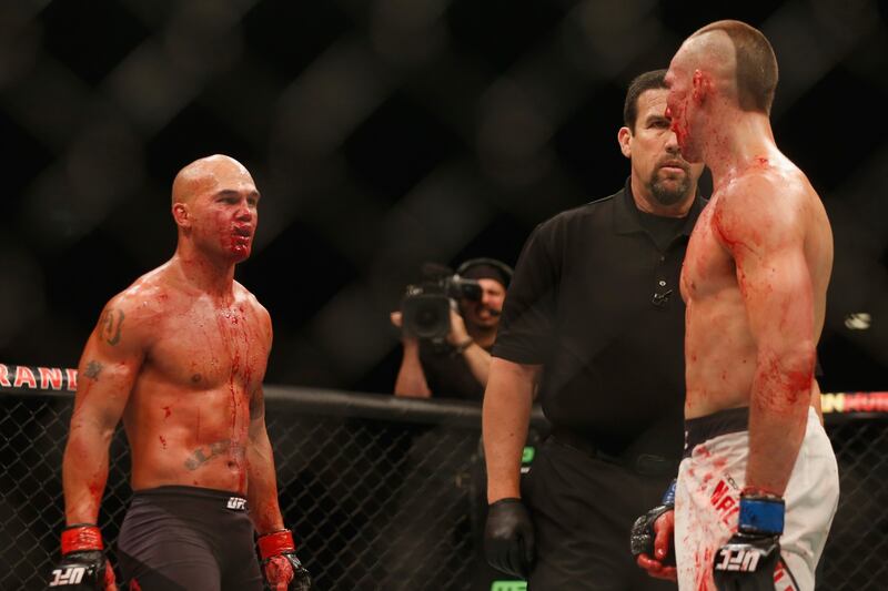 Robbie Lawler's fight against Rory MacDonald at UFC 189 on July 11, 2015 was an instant classic, with Lawler winning by fifth-round TKO. Photo: UFC