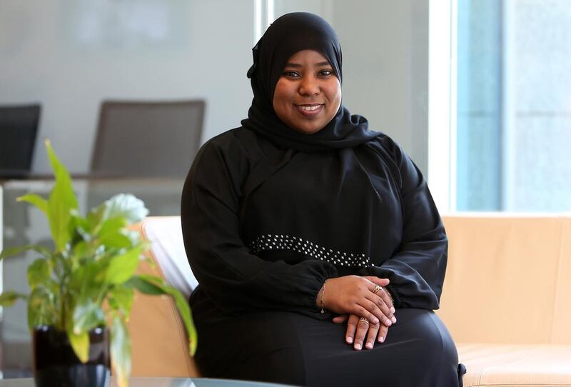 Naeema Muallem, an Emirati nurse at Rashid Hospital in Dubai, loved playing with a first-aid kit as a child. Pawan Singh / The National