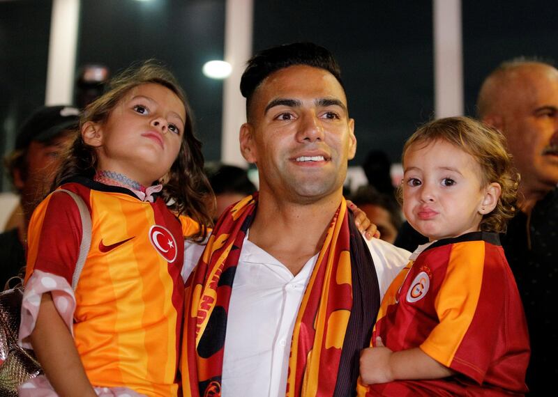 Radamel Falcao - Monaco to Galatasaray. The Colomnian striker, 33, was reportedly greeted by 25,000 fans in Istanbul on Sunday as he arrived to complete a move from Monaco. Reuters