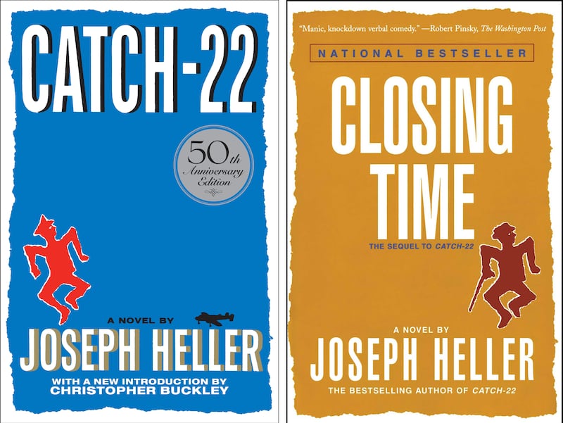 Joseph Heller caught up with Captain John Yossarian's life in a follow-up novel released in 1988, 33 years after Catch-22 hit shelves. Photos: Simon & Schuster
