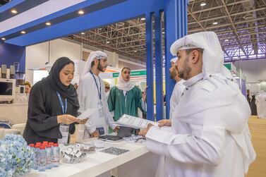 There are 95,000 Emiratis employed by the private sector, according to the Ministry of Human Resources and Emiratisation. Photo: Sharjah Job Fair