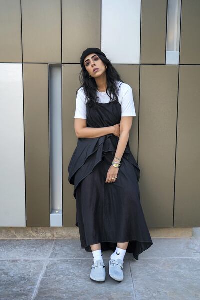 Content creator Reya Sajnani from Dubai wears new Birkenstock styles, which will be available at Sole DXB. Photo by Ushma Rajpal 