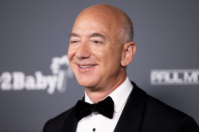 Amazon founder Jeff Bezos is the second-richest person in the world with a net worth of $207.3 billion. AFP