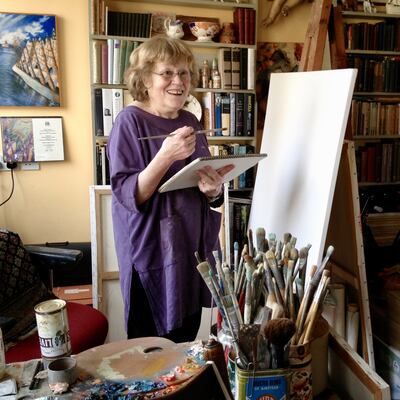 Charlotte Johnson Wahl, the mother of Prime Minister Boris Johnson, was a self-taught artist who suffered from Parkinson's disease. PA