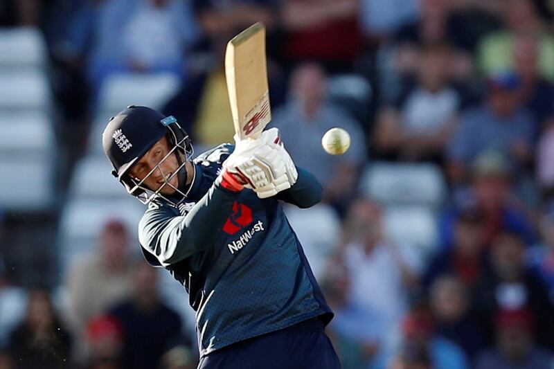 Cricket - England v India - Third One Day International - Emerald Headingley, Headingley, Britain - July 17, 2018   England's Joe Root hits a four for his century and to win the match   Action Images via Reuters/Ed Sykes