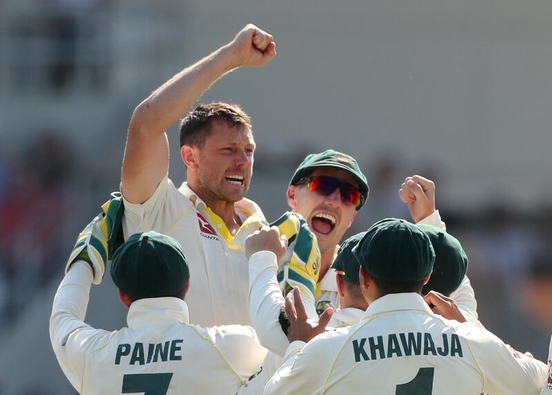 James Pattinson, 7 - He was not flattered by match figures of three for 58 as he was a threat throughout, on the ground where his brother played a single Test for England 11 years earlier. Reuters