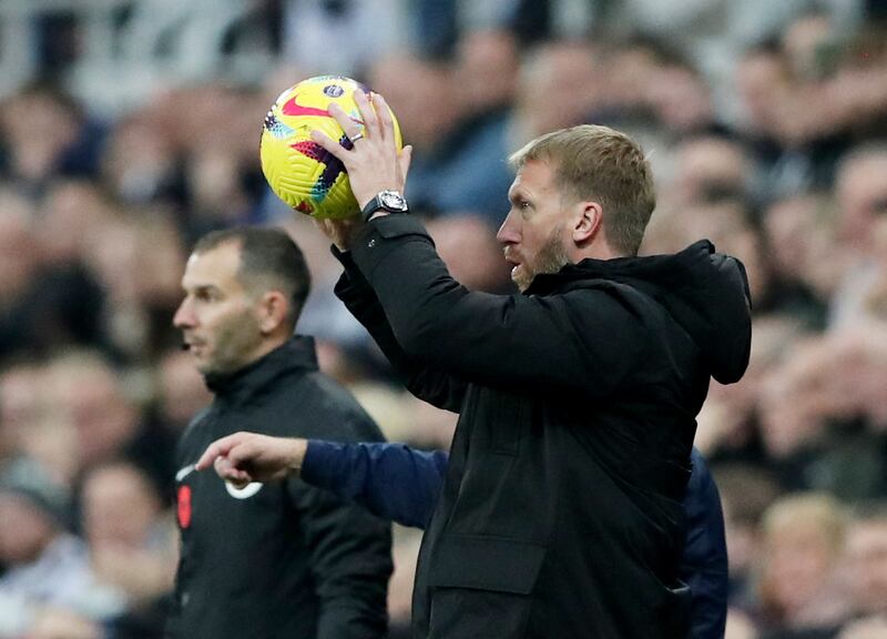Chelsea manager Graham Potter is under pressure after another defeat. Reuters