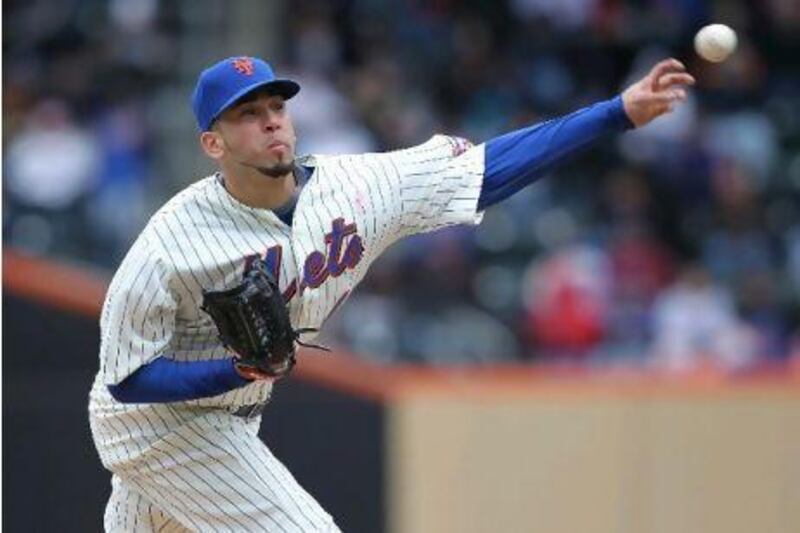 Oliver Perez has been released by the New York Mets but is still owed US$12 million by the team. Nick Laham / AFP