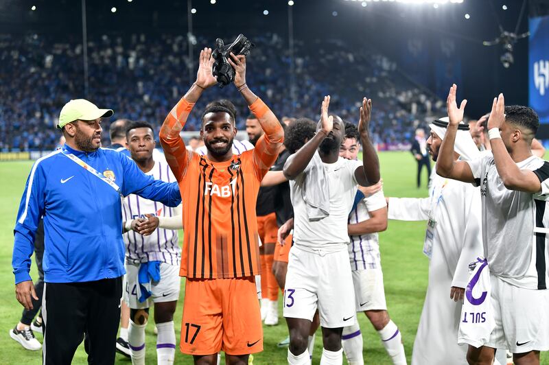 Goalkeeper and captain Khalid Essa has been instrumental in Al Ain's march to the Asian Champions League final. AP