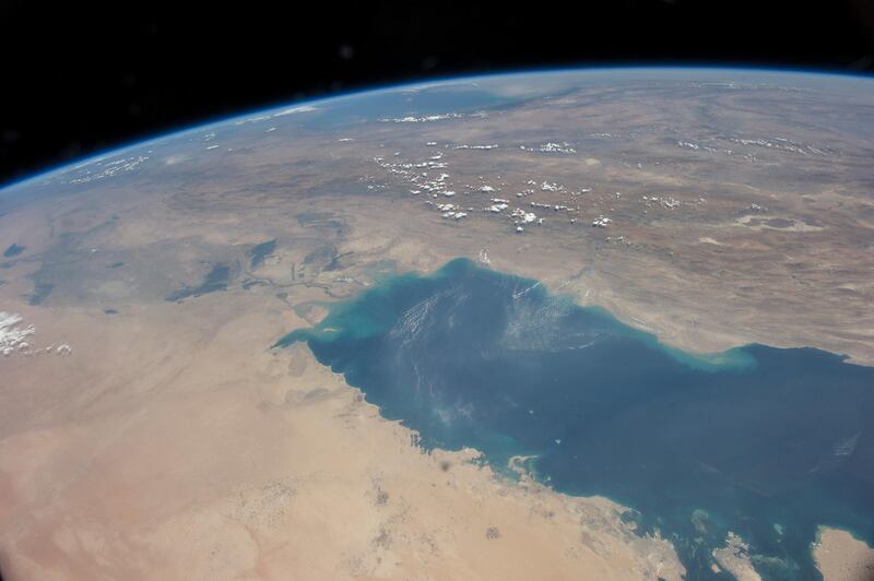 The Arabian Gulf photographed from the space station