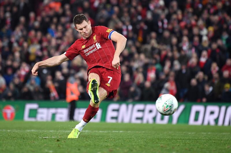 Left-back: James Milner's versatility is useful in such a situation. Getty Images