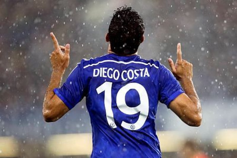 Diego Costa £34.2m (from Atletico Madrid, 2014). 

Reuters