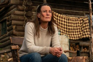 Robin Wright in a scene from 'Land', her directorial debut which will premiere at the Sundance Film Festival. AP