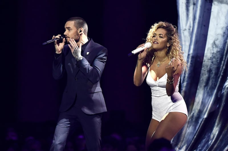 Rita Ora and and One Direction star Liam Payne sang a duet of Fifty Shades. Gareth Cattermole/Getty Images