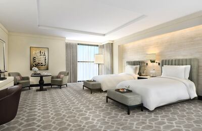 One of the hotel's standard rooms. Photo: Address Hotels & Resorts